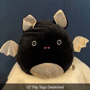 12” flipmallow Emily the bat to Paxton the pirate pumpkin